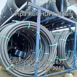 Pipa Roll HDPE Hitam