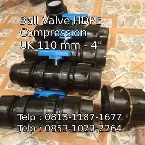 Ball Valve HDPE Compression UK 110 mm - 4"