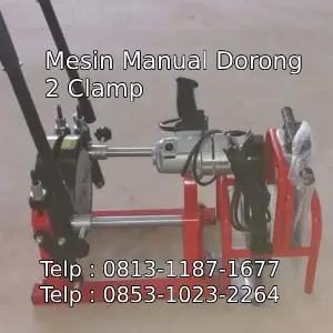 Mesin Manual Dorong 2 Clamp
